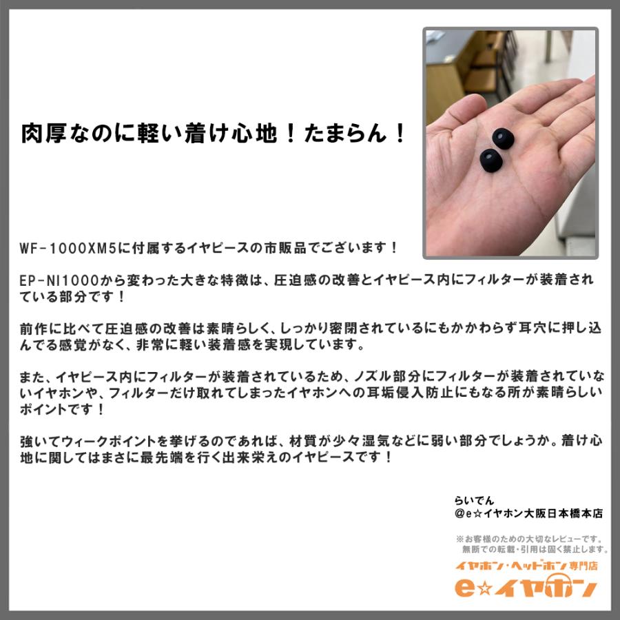 SONY (WF-1000XM5付属イヤーピース/Lサイズ) ソニー EP-NI1010L SONY (WF-1000XM5付属イヤーピース/Lサイズ) ソニー EP-NI1010L