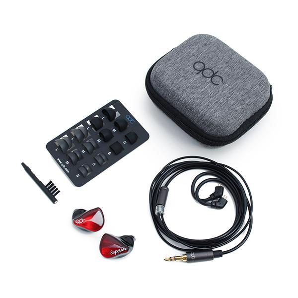 qdc SUPERIOR Vermilion Red キューディーシー 有線イヤホン qdc SUPERIOR Vermilion Red キューディーシー 有線イヤホン