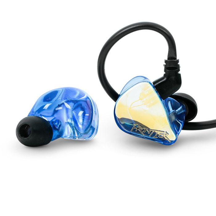 おまけ付き QDC FRONTIER イヤホン Aquamarin IEM qdc ユニバーサルIEMイヤホン FRONTIER Aquamarine アクアマリン