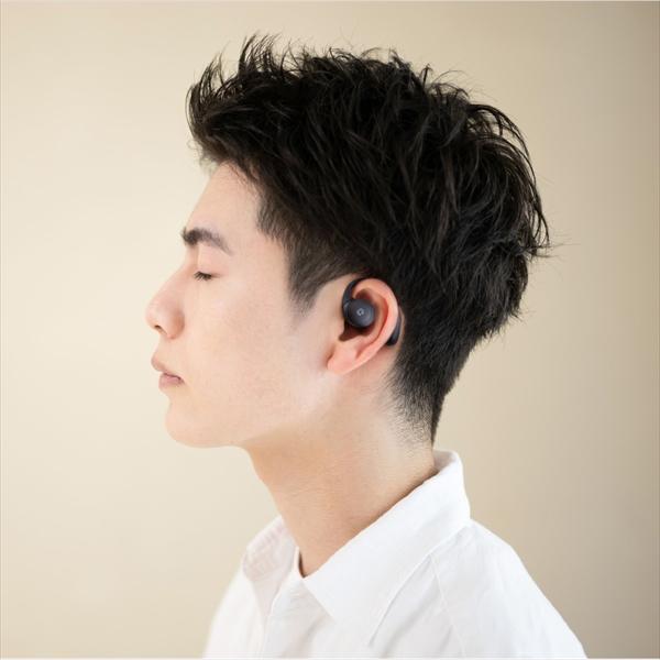 GLIDiC HF-6000 ブラック 耳を塞がないイヤホン ワイヤレス イヤホン Bluetooth オープンイヤー マイク付き 急速充電対応 (送料無料)｜e-earphone｜07