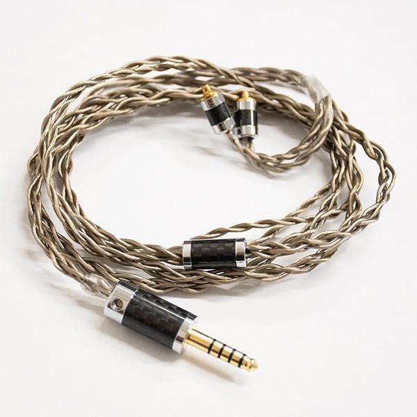 (お取り寄せ)Rhapsodio RSD Silver MK3 (MMCX-4.4mm) (RCM-RS-M3) (納期:メーカー在庫ありで1週間程度) リケーブル イヤホン ケーブル