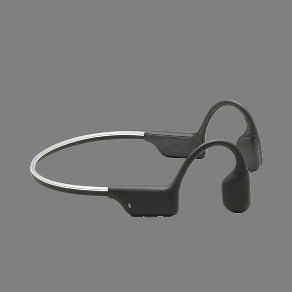 たのしいかいしゃ SKULL RESOUND 骨伝導BLTイヤホン インディアンブラック 耳を塞がない 防水 防塵 IP68 スポーツ 運動 ...