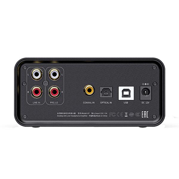 FiiO フィーオ K7 (FIO-K7-B) 据え置き ヘッドホンアンプ DAC FiiO フィーオ K7 (FIO-K7-B) 据え置き ヘッドホンアンプ DAC