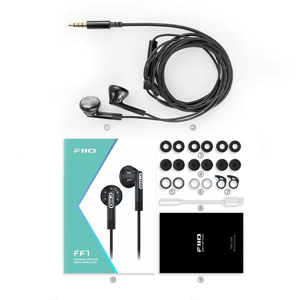 FiiO (有線イヤホン) FIIO FF1 Black 有線イヤホン FiiO (有線イヤホン) FIIO FF1 Black 有線イヤホン