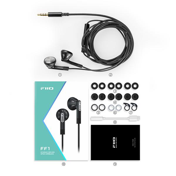 FiiO FIIO FF1 Silver フィーオ 有線イヤホン マイク付き FiiO FIIO FF1 Silver フィーオ 有線イヤホン マイク付き