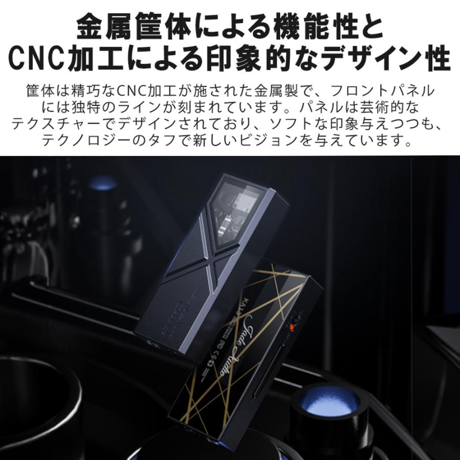 FiiO（フィーオ） FIIO KA13 Black ヘッドホンアンプ DAC内蔵 DAC