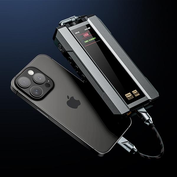FIIO Q15 Titanium フィーオ ヘッドホンアンプ ポータブル 据え置き DACアンプ AKM デスクトップモード Bluetooth対応 バランス接続 送料無料｜e-earphone｜19