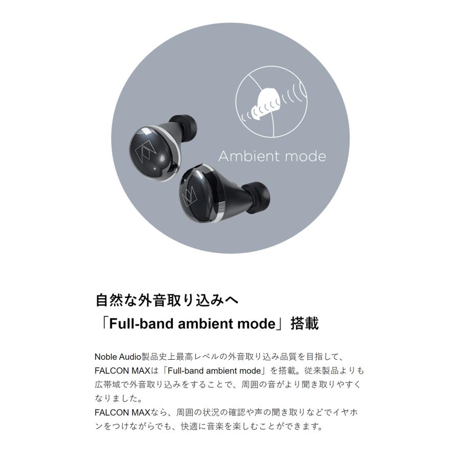 Noble Audio FALCON MAX ノーブルオーディオ ワイヤレスイヤホン  