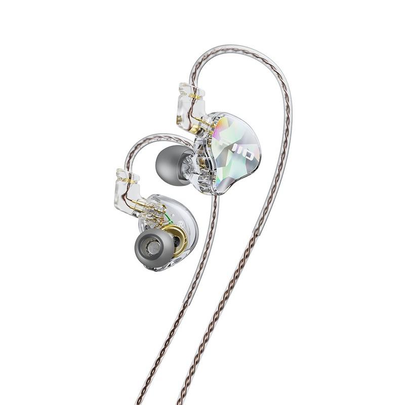 FIIO JD10 Transparent 有線イヤホン カナル型 リケーブル対応