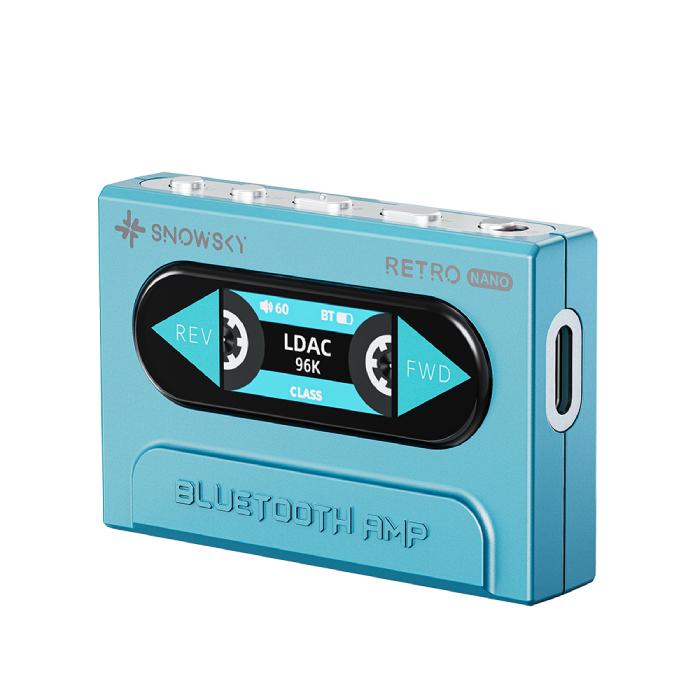 FIIO Snowsky RETRO NANO Blue ヘッドホンアンプ Bluetooth ワイヤレス