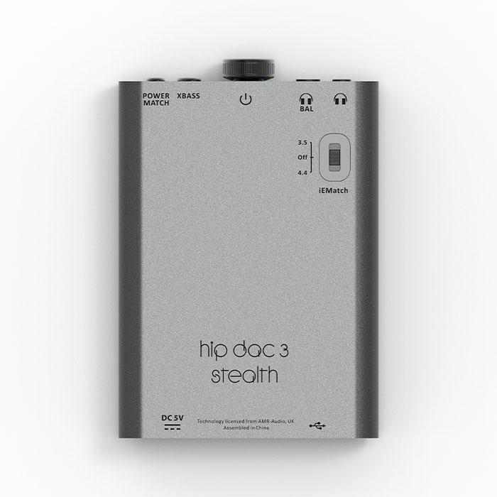 iFi-Audio hip dac 3 Black【IFI-HIP-DAC3-B】ポータブルDACアンプ DAC搭載 ヘッドホンアンプ バランス接続 3.5mm 4.4mm アイファイオーディオの画像