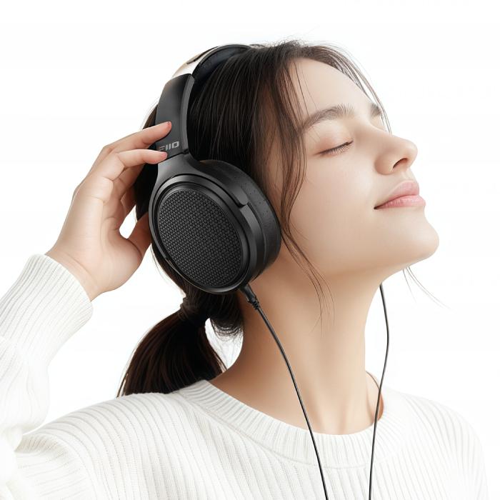 FiiO（フィーオ） FIIO JT7 Black 有線ヘッドホン 開放型 オーバー