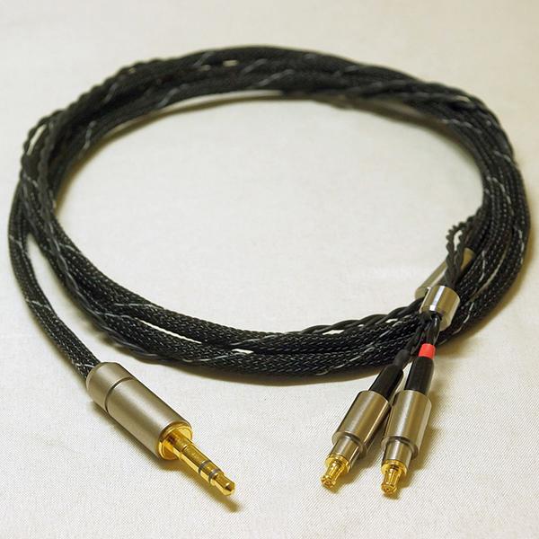 Bispa <玲-Rei A2DCヘッドホン用コネクター×2→3.5mmステレオプラグ> BSP-HPCL-SDTRHPLRAM ヘッドホン用 リケーブル｜e-earphone