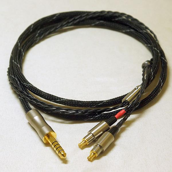 Bispa \u003c玲-Rei A2DCヘッドホン用コネクター×2→4.4mm5極プラグ\u003e BSP-HPCL-SDTRHPLRA5 ヘッドホン用 リケーブル