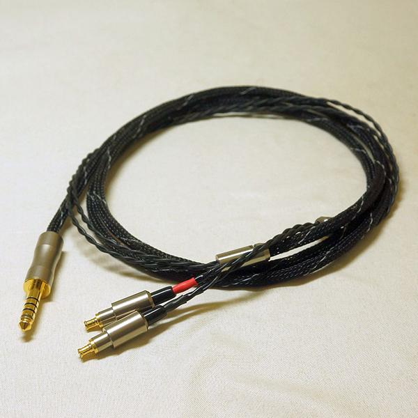 Bispa \u003c玲-Rei A2DCヘッドホン用コネクター×2→4.4mm5極プラグ\u003e BSP-HPCL-SDTRHPLRA5 ヘッドホン用 リケーブル_1