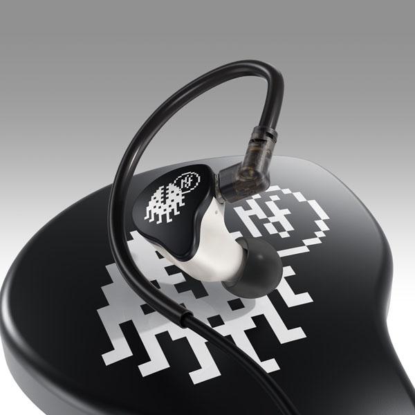 NF AUDIO エヌエフオーディオ NA3 Essentials ブラック\u0026ホワイト 有線イヤホン リケーブル対応 2PIN (送料無料)の画像