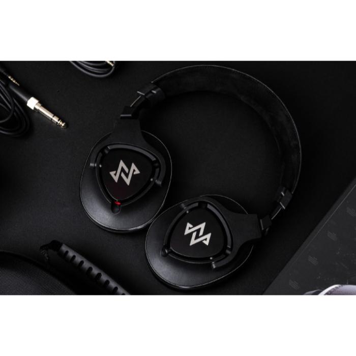NF ACOUS NH20 有線ヘッドホン オーバーイヤー 密閉型 リケーブル対応 3.5mm片出し 変換アダプタ付属 モニターヘッドホン エヌエフアコースの画像