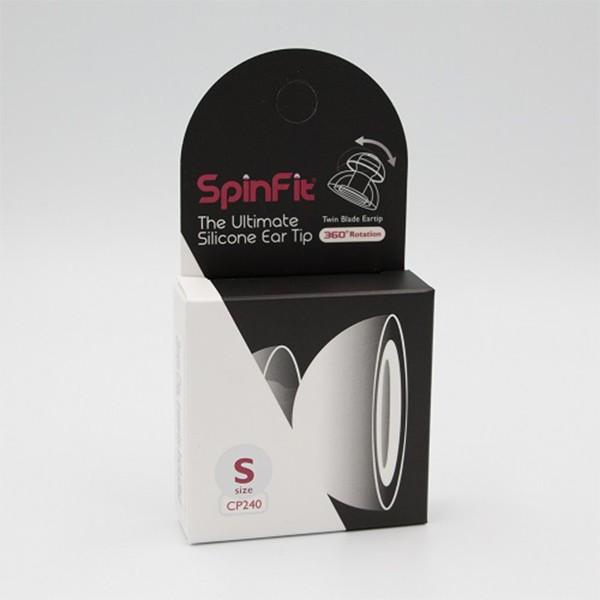 汎用イヤーピース シリコンイヤーチップ SpinFit CP240-S 1ペア (ツインブレード/ノズル付)｜e-earphone｜03