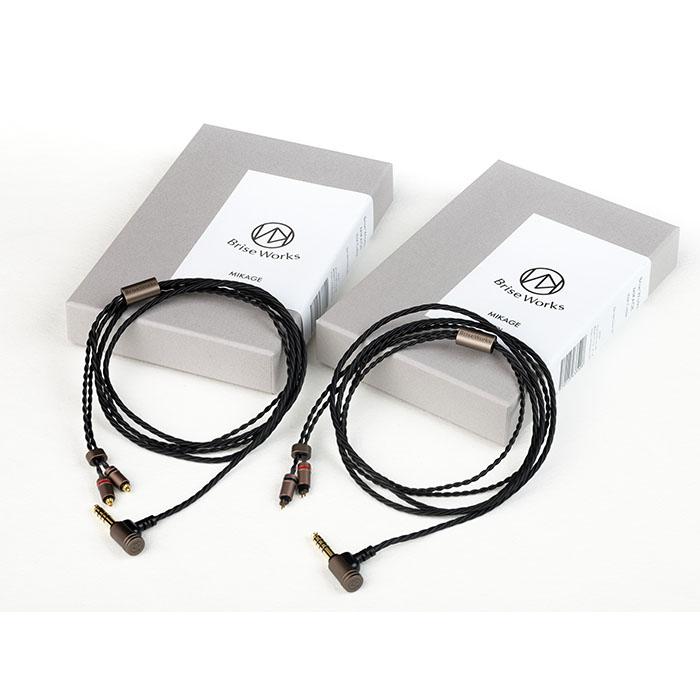 Brise Works MIKAGE - 5極Φ4.4mm L型プラグ-MMCX 【BW-MKG544LMX