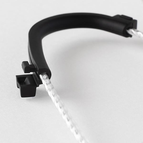 final（ファイナル） イヤーフック TYPE B (BLACK) (FI-EHBBL) : e