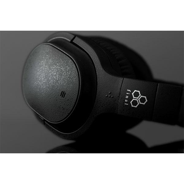 final UX3000 ワイヤレスヘッドホン ノイズキャンセリング Bluetooth マイク付き ファイナル ヘッドホン (FI-UX3DPL-BLACK)｜e-earphone｜03