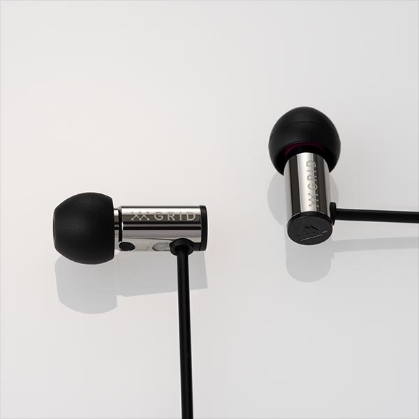 REB GRID01 有線イヤホン カナル型 音質変更 チューニング iPhone Android PC 3.5mm 3極 (送料無料)｜e-earphone｜02