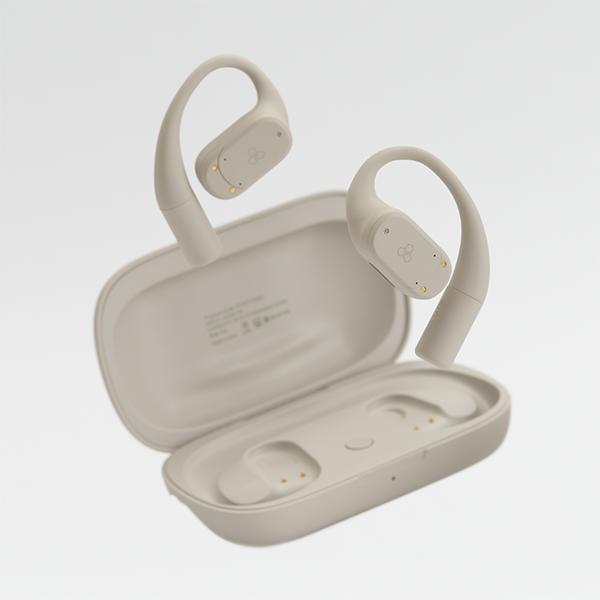 final KDT3000 BEIGE ワイヤレス イヤホン Bluetooth 耳を塞がない