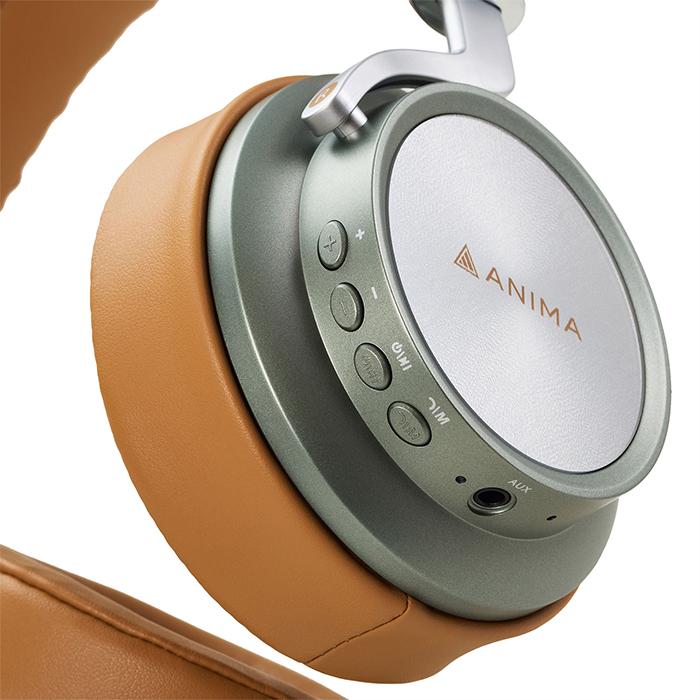 ANIMA ANW03 Brown ワイヤレスヘッドホン Bluetooth ダイナミック