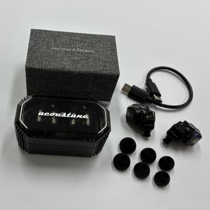 Acoustune HSX One Graphite【HSX-ONE-GRF】 完全ワイヤレスイヤホン 左右独立型 ノイズキャンセリング ANC Bluetooth アコースチューン_4