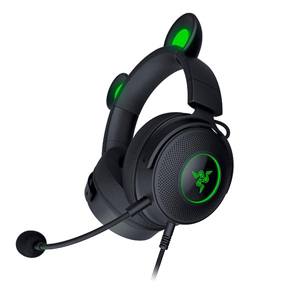 Razer レイザー Kraken Kitty V2 Pro Black (RZ04-04510100-R3M1) 有線ヘッドホン ゲーミングヘッドセット 7.1 マイク付き(送料無料)｜e-earphone｜12