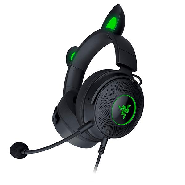 Razer レイザー Kraken Kitty V2 Pro Black (RZ04-04510100-R3M1) 有線ヘッドホン ゲーミングヘッドセット 7.1 マイク付き(送料無料)｜e-earphone｜13