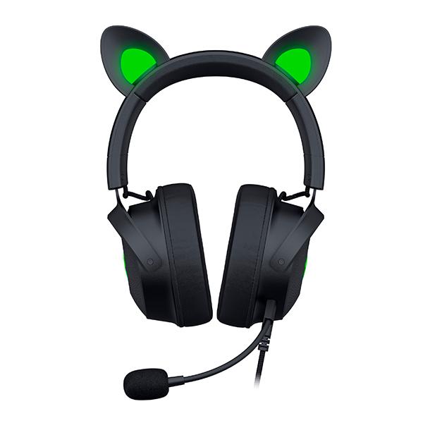 Razer レイザー Kraken Kitty V2 Pro Black (RZ04-04510100-R3M1) 有線ヘッドホン ゲーミングヘッドセット 7.1 マイク付き(送料無料)｜e-earphone｜04