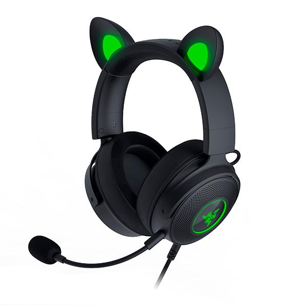 Razer レイザー Kraken Kitty V2 Pro Black (RZ04-04510100-R3M1) 有線ヘッドホン ゲーミングヘッドセット 7.1 マイク付き(送料無料)｜e-earphone｜16