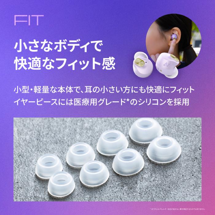 AVIOT AVIOT TE-Q3R ブラックオニキス【TE-Q3R-BK】ワイヤレスイヤホン