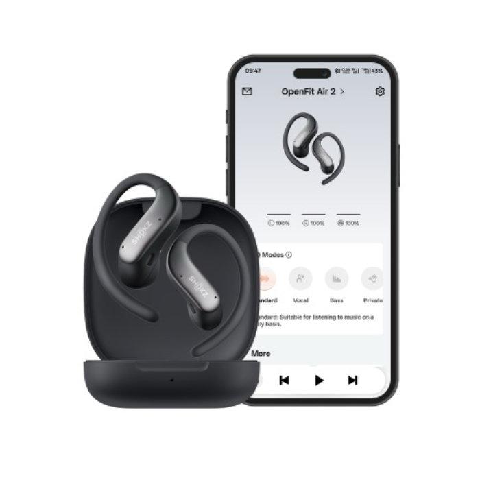 Shokz（ショックス） Shokz OpenFit Air 2 Black【SKZ-EP-000075