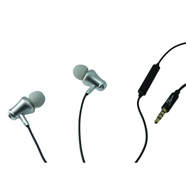 (お取り寄せ) JAPAEAR 有線イヤホン JE-MIC-222-SS シャンパンシルバー