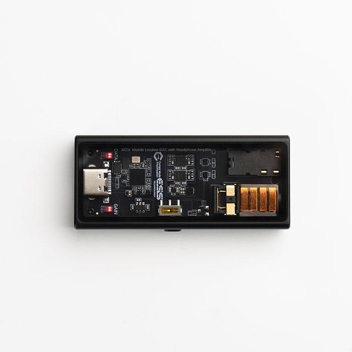 Questyle M15i DACアンプ ポータブルアンプ DAC ハイレゾ対応 高音質 ゲイン調整可能 3.5mm 4.4mm デュアル出力端子 クエスタイルの画像
