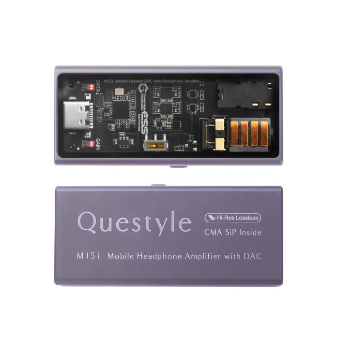 Questyle M15i パープル 特別チューニング版 (EDM/J-POPチューニング) DAC DACアンプ ポータブルアンプ クエスタイル 3.5mm 4.4mm EDM J-POPの画像