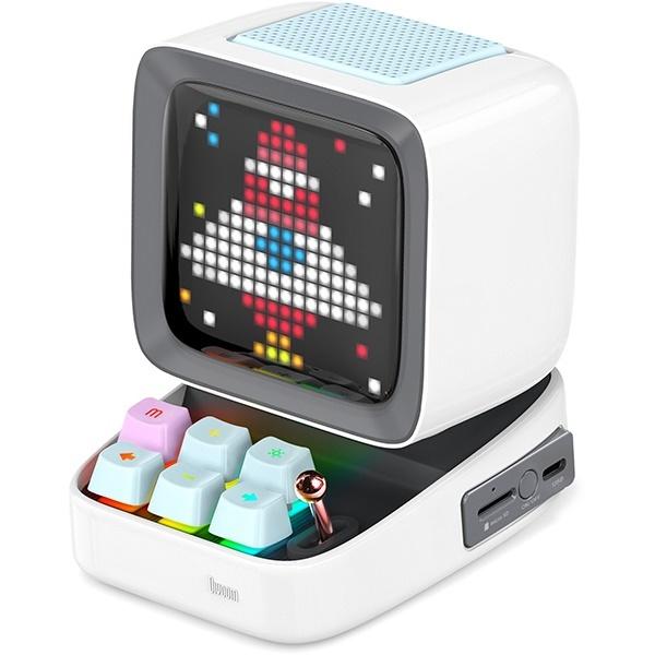 楽天カード分割 Bluetooth スピーカー Divoom Ditoo White Div Ditoo Wh Led搭載 光る レトロ デザイン スピーカー プレゼントにおすすめ 日本全国送料無料 Zoetalentsolutions Com