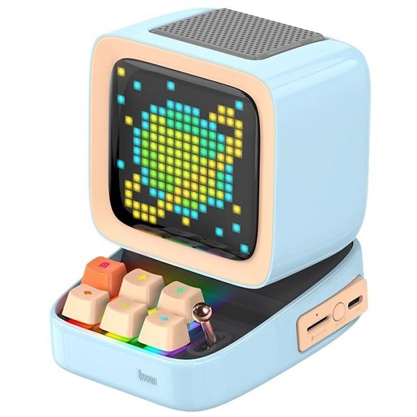国内即発送 Bluetooth スピーカー Divoom Ditoo Blue Div Ditoo Bl Led搭載 光る レトロ デザイン