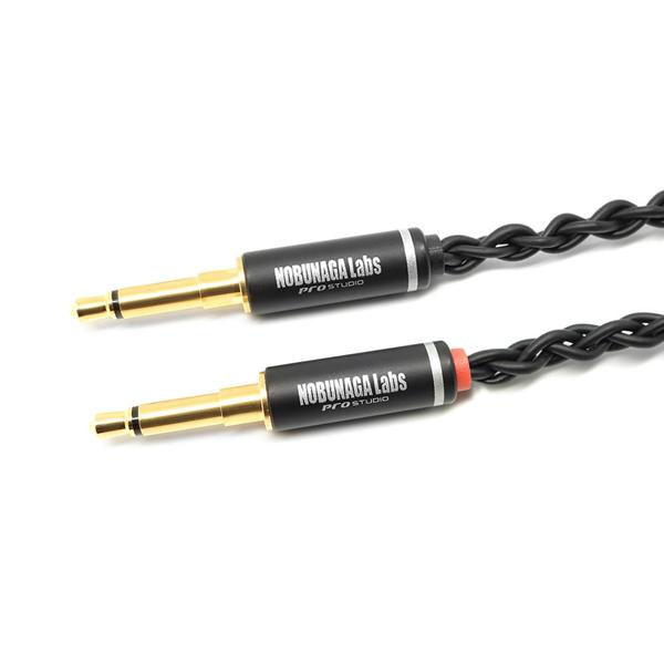(お取り寄せ) NOBUNAGA Labs 賀老 豪 (Garou-Gou)3.5mm3極ステレオミニ/3.5mm2極モノラルミニ×2 (NLA-GRU-GOU) ヘッドホンケーブル リケーブル_1