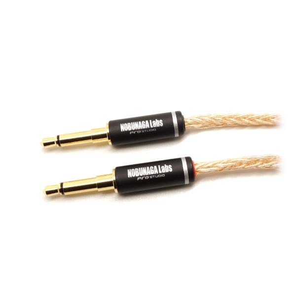 (お取り寄せ) NOBUNAGA Labs 鳳陽 極 (Houyou-Kiwami)3.5mm3極ステレオミニ/3.5mm2極モノラルミニ×2 ノブナガラボ リケーブル ヘッドホンケーブルの画像