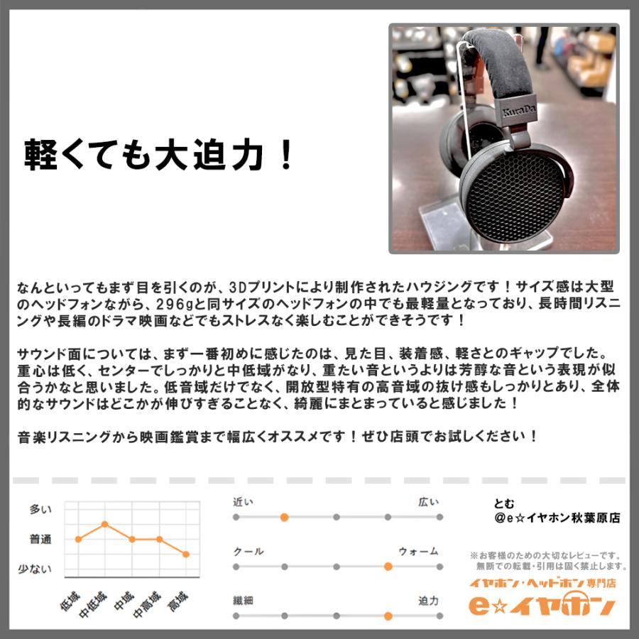 (お取り寄せ/次回納期:2025年3月以降) KuraDa KD-Q1 ヘッドホン 有線 オーバーヘッド型 オーバーイヤーの画像