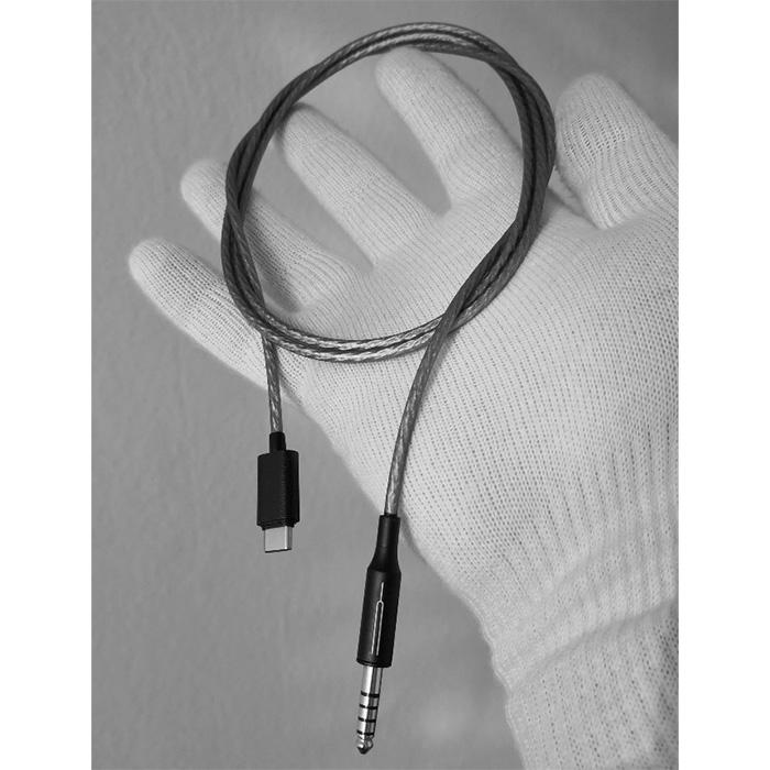 (お取り寄せ) CAMERTON SB-1 モバイル用片出しケーブル USB-C to 4.4mm 1.2m ヘッドホンケーブル カマートンの画像