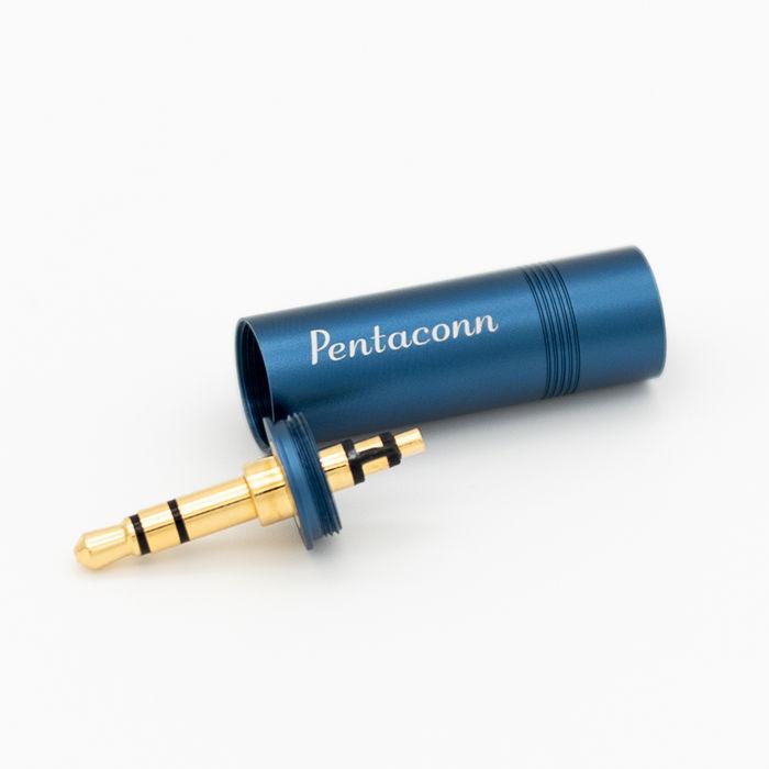 Pentaconn 3.5mm 3極 接続プラグ OFC ストレートラージ型 【NBP1-13
