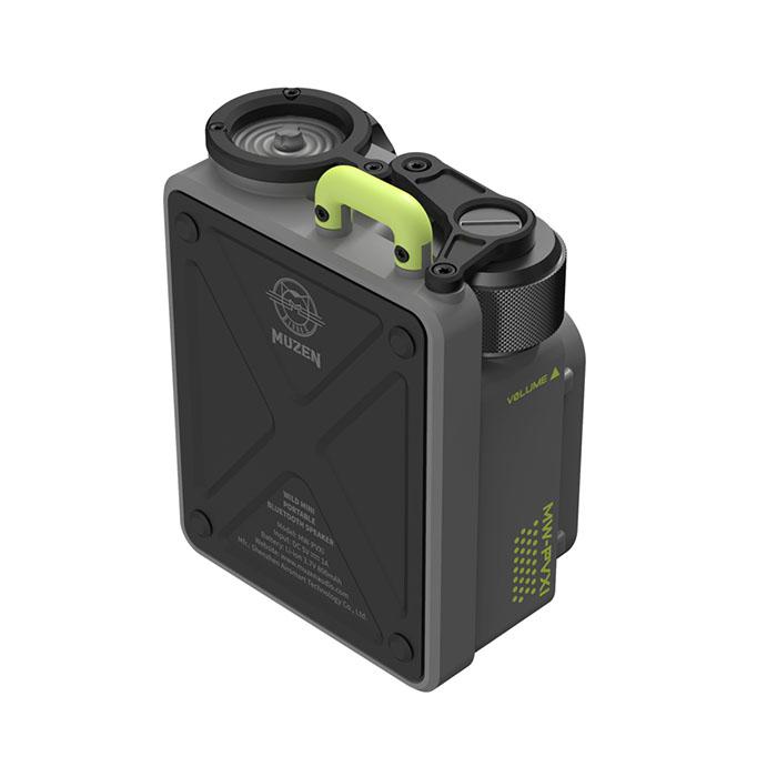 MUZEN Wild Mini 第2世代　Bluetoothスピーカー　グレー① MUZEN Bluetoothスピーカー『Wild Mini 第2世代