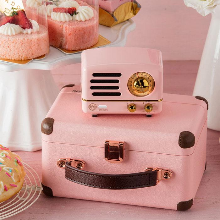 お取り寄せ) MUZEN OTR Metal Pink スピーカー Bluetoothスピーカー