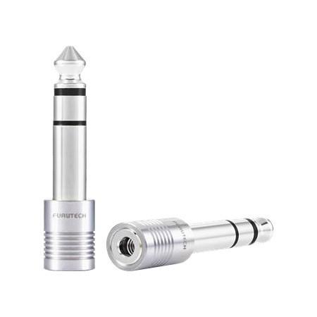 FURUTECH F63-S(R）(ロジウムメッキ 3.5mm→6.3mm変換プラグ) : e