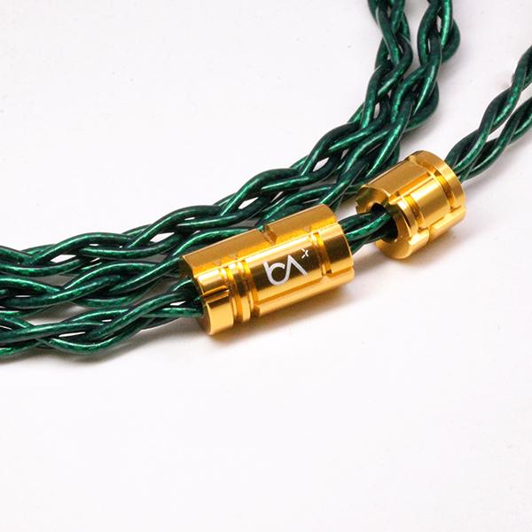 (お取り寄せ) Beat Audio Emerald MKIII 8-wire - MMCX - Custom - 2.5mm (BEA-1475) イヤホンケーブル 交換用ケーブル リケーブル用の画像
