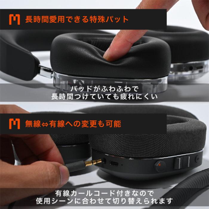 MONDO モンド オーバーイヤー ANC トランスペアレント【M1022
